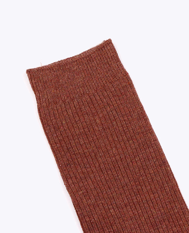 Sokken Heren Terracotta nr.4 in Katoen "Maurice"