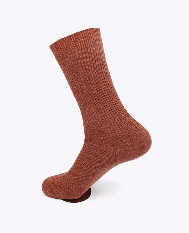 Sokken Heren Terracotta nr.4 in Katoen "Maurice"