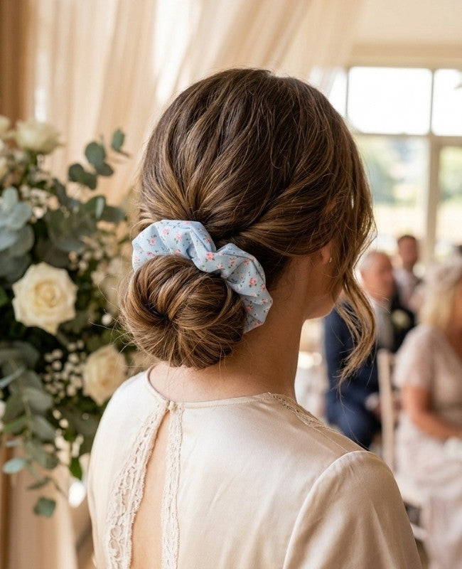 Chouchou Liberty Bleu n°1 Femme «Suzanne»