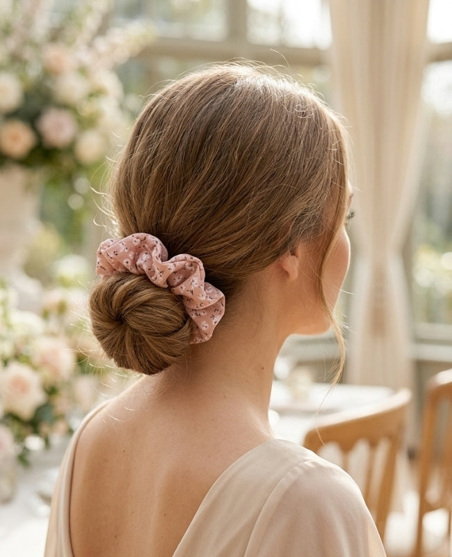 Haarelastiek Liberty Roze nr.3 Dames "Suzanne"