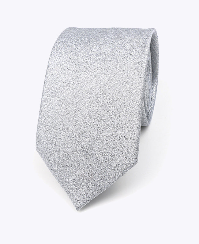 Stropdas met Zilveren Pailletten nr.2 Heren in Polyester | Armand - Unipap's