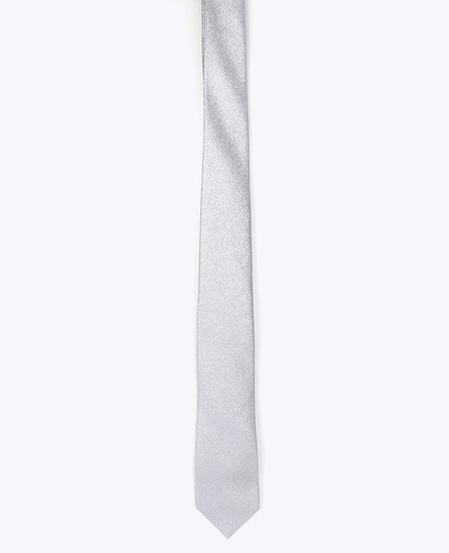 Stropdas met Zilveren Pailletten nr. 2 Heren in Polyester | Armand - Unipap's