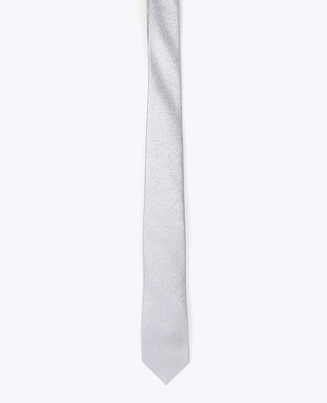 Stropdas met Zilveren Pailletten nr.2 Heren in Polyester | Isidore - Unipap's