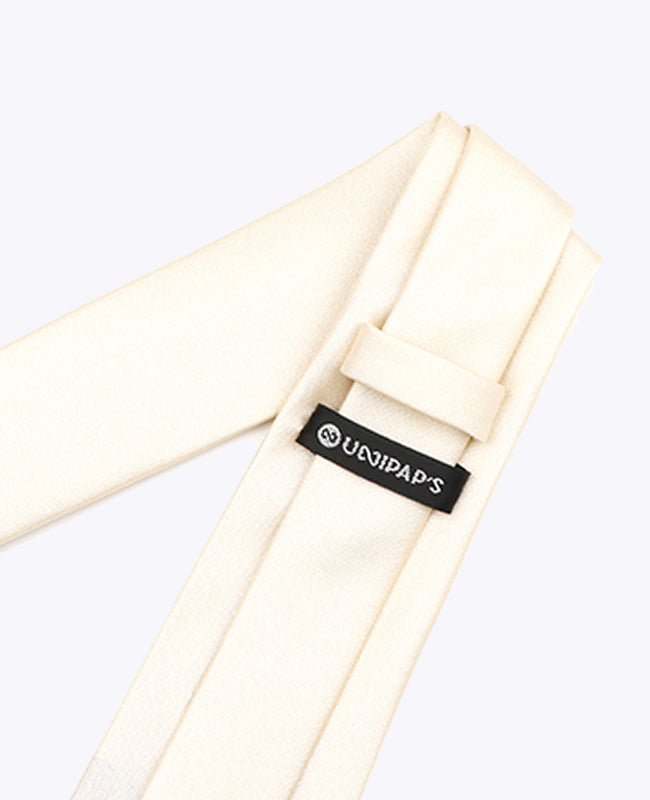 Stropdas met Witte Pailletten nr.1 Heren in Polyester | Armand - Unipap's
