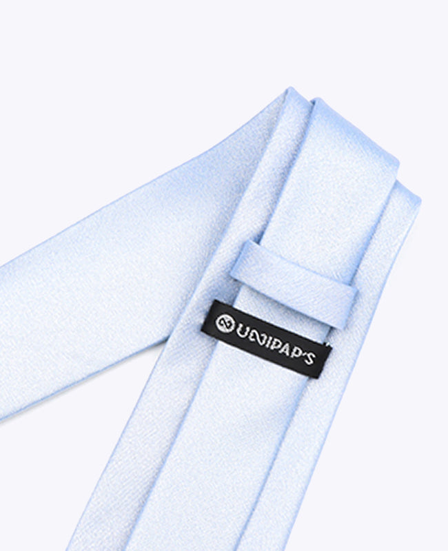 Stropdas met Blauwe Pailletten nr.1 Heren in Polyester | Armand - Unipap's