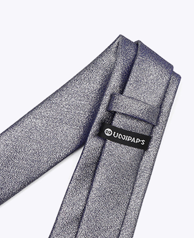 Stropdas met Pailletten Blauw nr.1 Heren in Polyester | Isidore - Unipap's