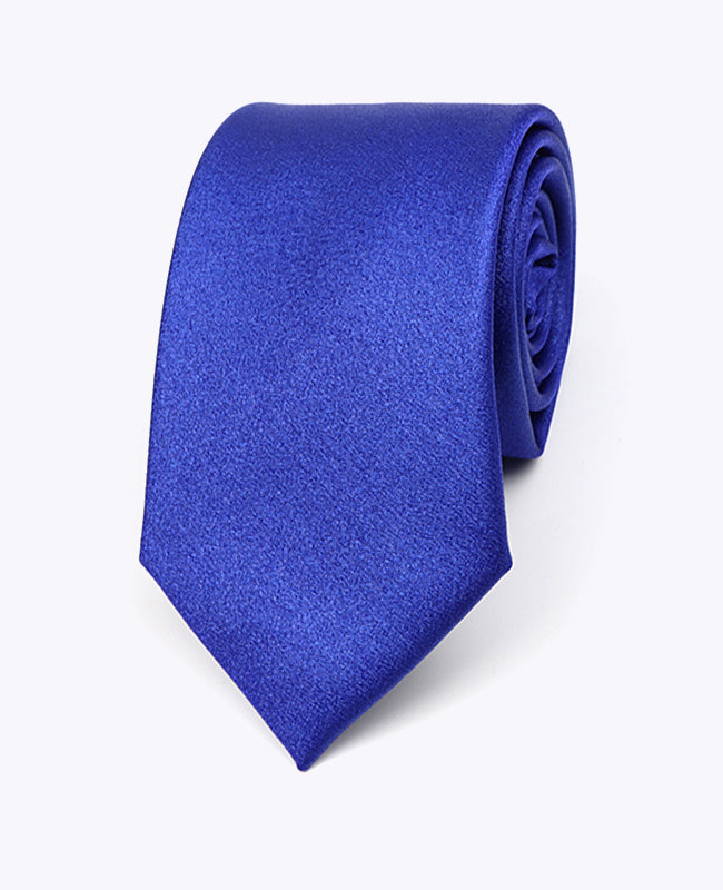 Stropdas met Pailletten Blauw nr.2 Heren in Polyester | Armand - Unipap's