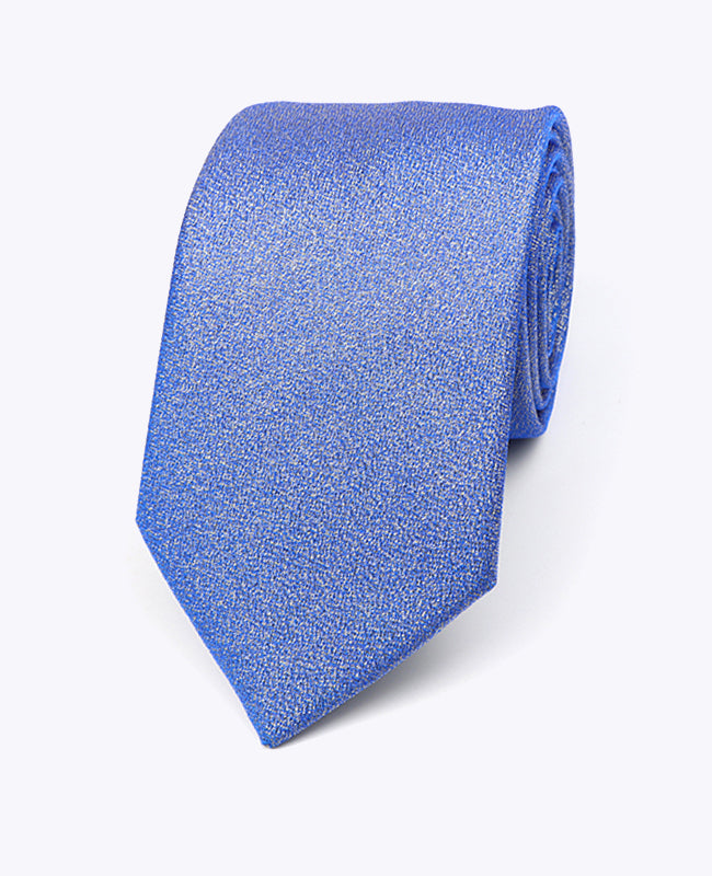 Stropdas met Pailletten Blauw nr.2 Heren in Polyester | Isidore - Unipap's