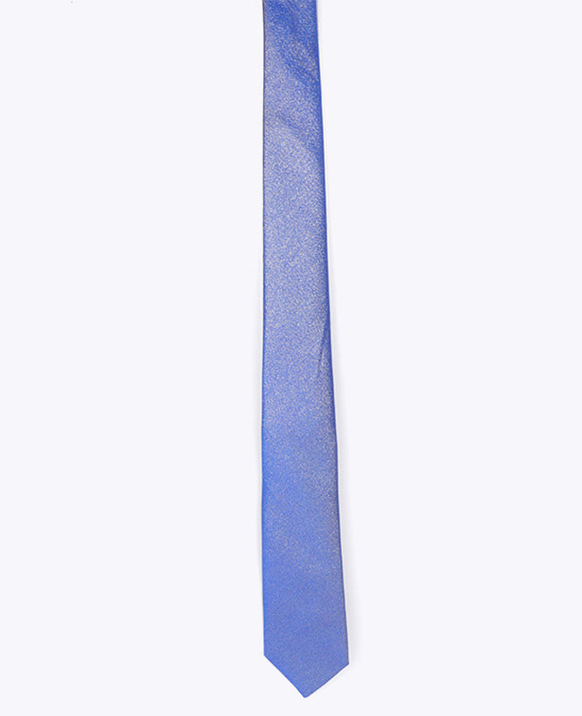 Stropdas met Blauwe Pailletten nr.2 Heren in Polyester | Isidore - Unipap's