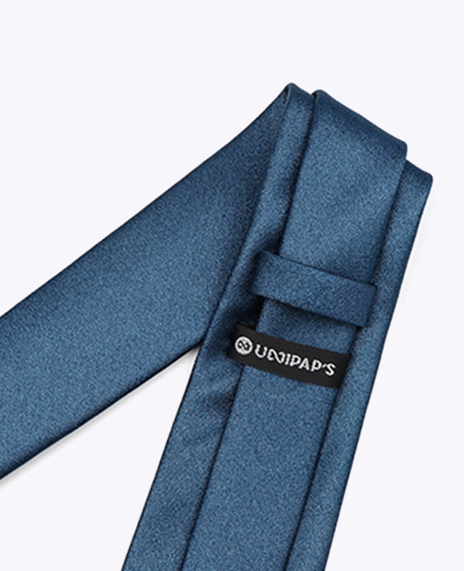 Stropdas met Pailletten Blauw nr.3 Heren in Polyester | Armand - Unipap's