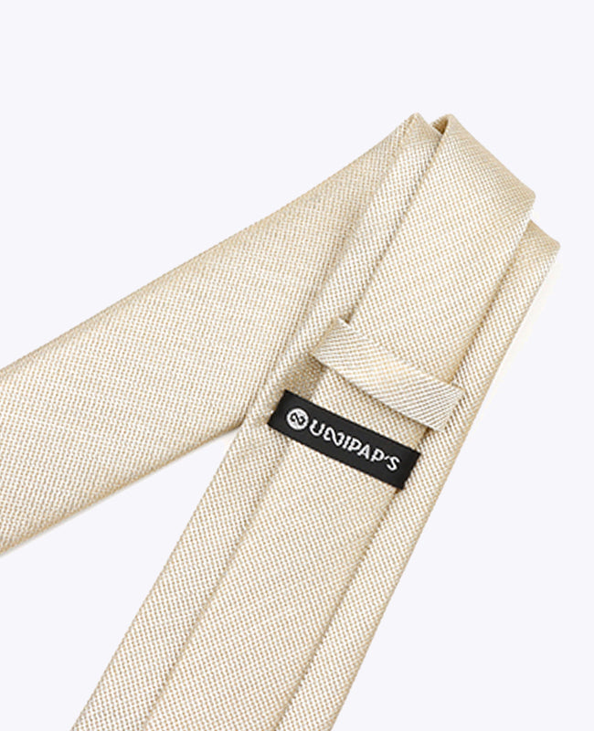Stropdas met Gouden Pailletten nr.1 Heren in Polyester | Léonard - Unipap's
