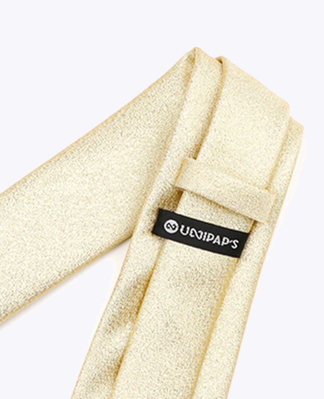 Stropdas met Pailletten Goud nr.2 Heren in Polyester | Isidore - Unipap's