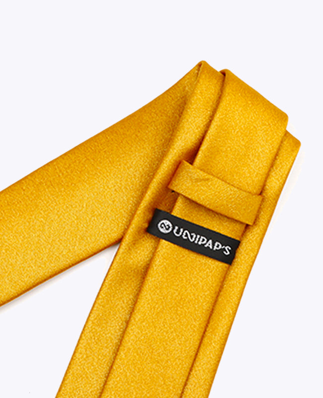 Stropdas met Pailletten Goud nr.3 Heren in Polyester | Armand - Unipap's
