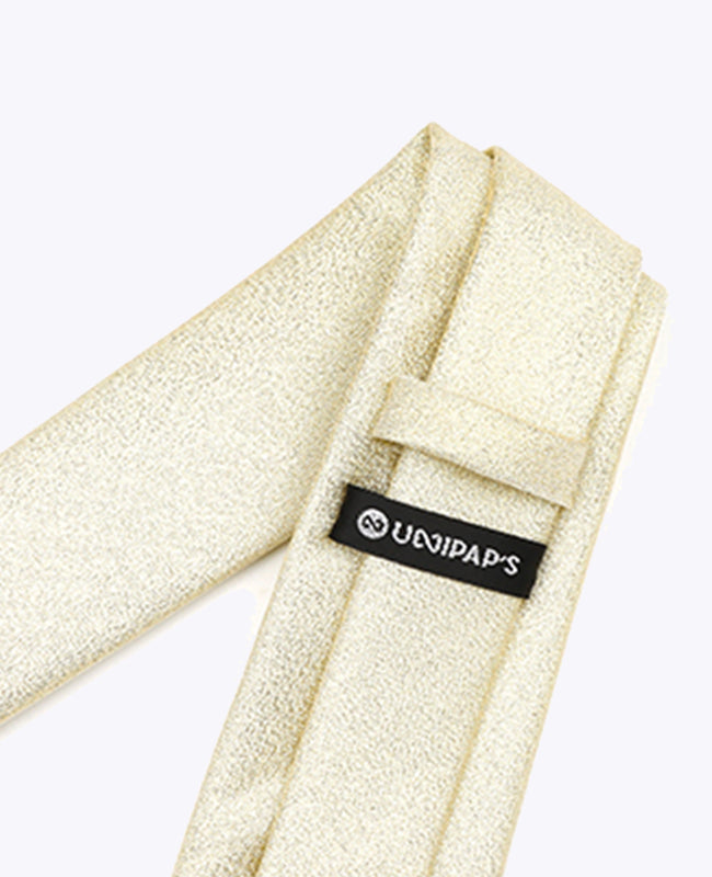 Stropdas met Pailletten Goud nr.3 Heren in Polyester | Isidore - Unipap's