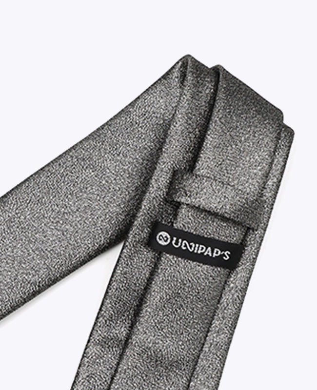 Stropdas met Pailletten Zwart nr.1 Heren in Polyester | Isidore - Unipap's