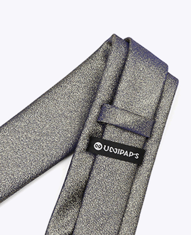 Stropdas met Pailletten Zwart nr.2 Heren in Polyester | Isidore - Unipap's