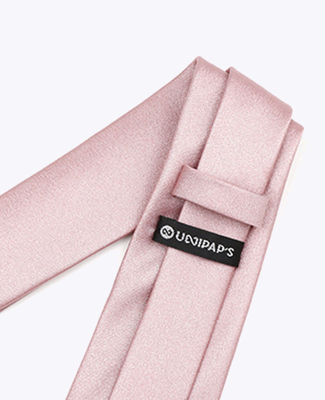 Stropdas met Pailletten Roze nr.1 Heren in Polyester | Armand - Unipap's
