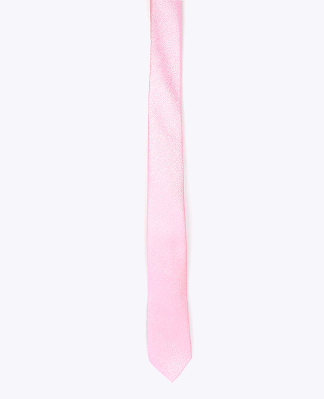 Stropdas met Pailletten Roze nr.1 Heren in Polyester | Isidore - Unipap's