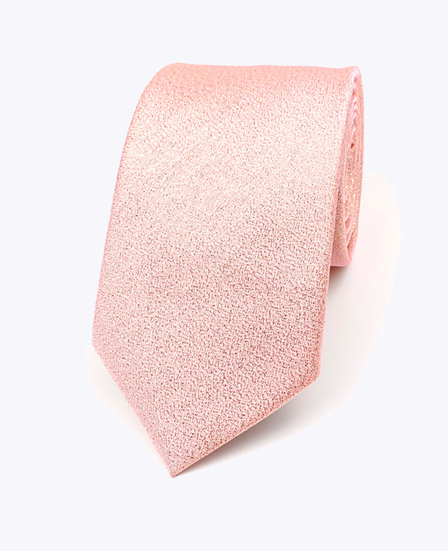Stropdas met Pailletten Roze nr.2 Heren in Polyester | Isidore - Unipap's