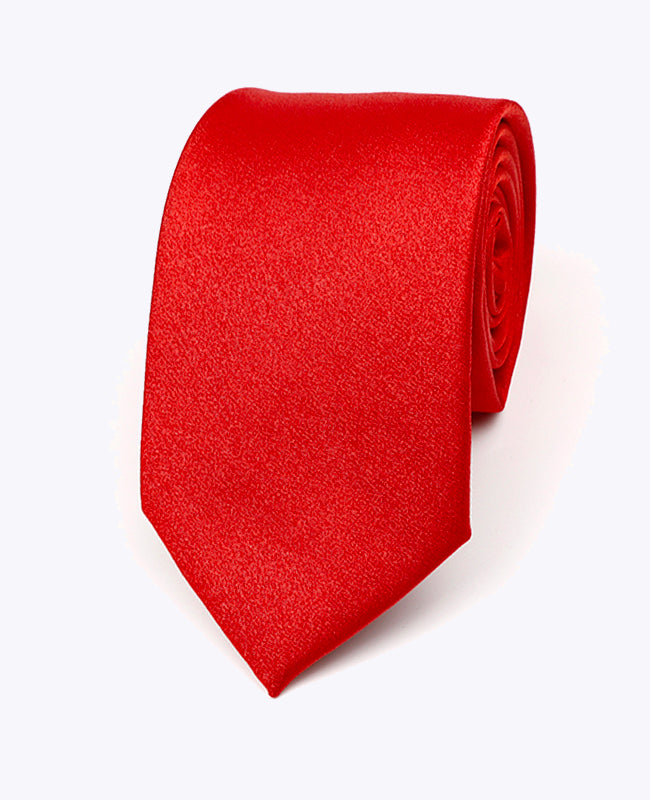 Stropdas met Rode Pailletten nr.1 Heren in Polyester | Armand - Unipap's