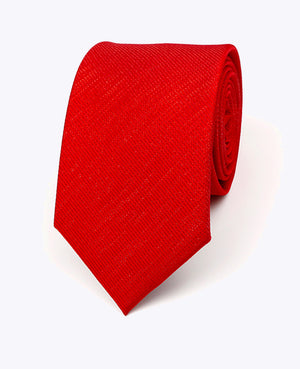 Stropdas met Rode Pailletten nr.1 Heren in Polyester | Léonard - Unipap's