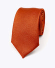 Stropdas met Terracotta Pailletten nr.1 Heren in Polyester | Armand - Unipap's