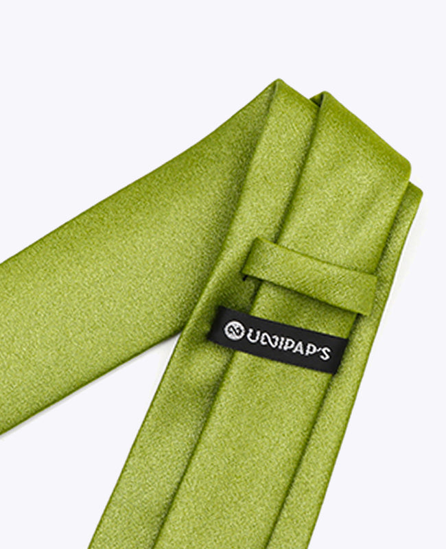 Stropdas met Pailletten Groen nr.1 Heren in Polyester | Armand - Unipap's