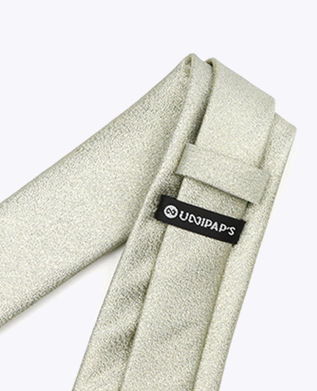 Stropdas met Pailletten Groen nr.1 Heren in Polyester | Isidore - Unipap's