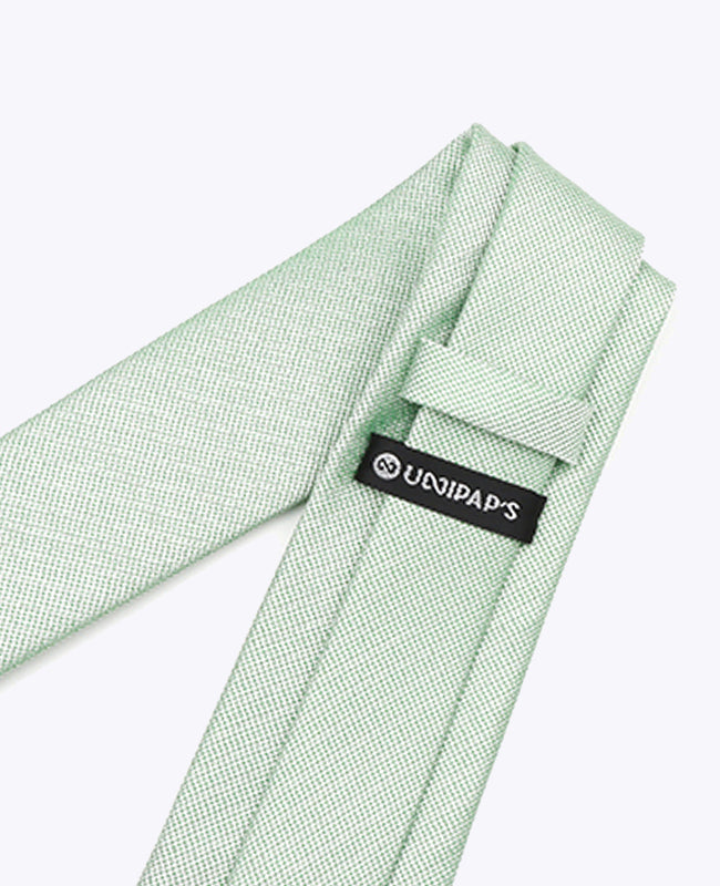 Stropdas met Groene Pailletten nr.1 Heren in Polyester | Léonard - Unipap's