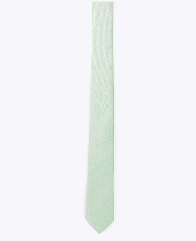 Stropdas met Groene Pailletten nr.1 Heren in Polyester | Léonard - Unipap's
