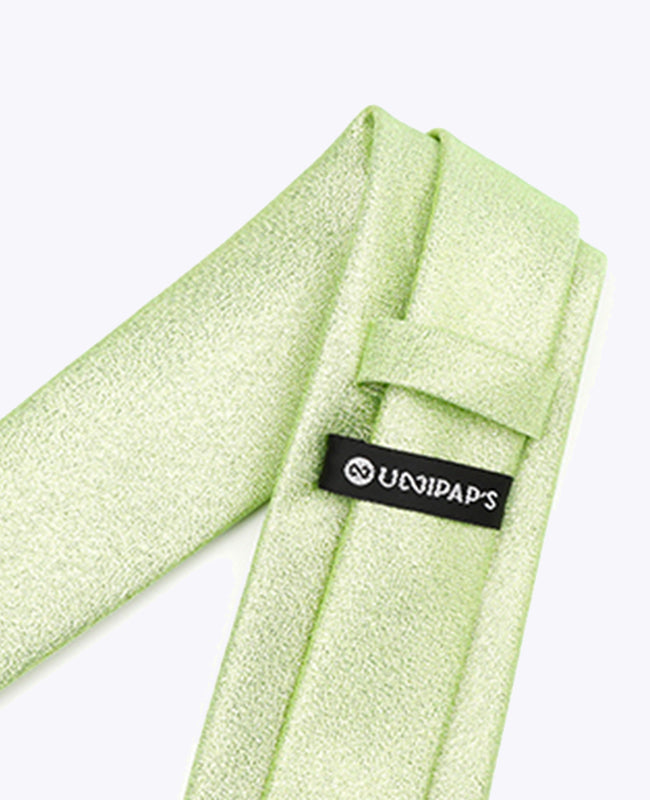Stropdas met Pailletten Groen nr.2 Heren in Polyester | Isidore - Unipap's
