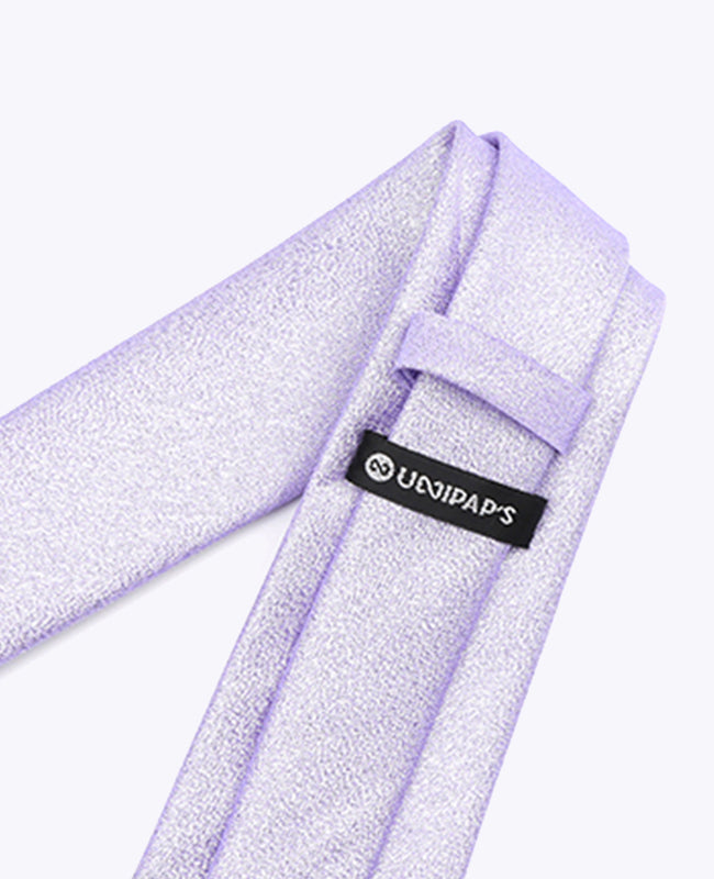 Stropdas met Paarse Pailletten nr.1 Heren in Polyester | Isidore - Unipap's