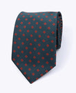 Stropdas Groen Met Patronen Heren in Polyester 