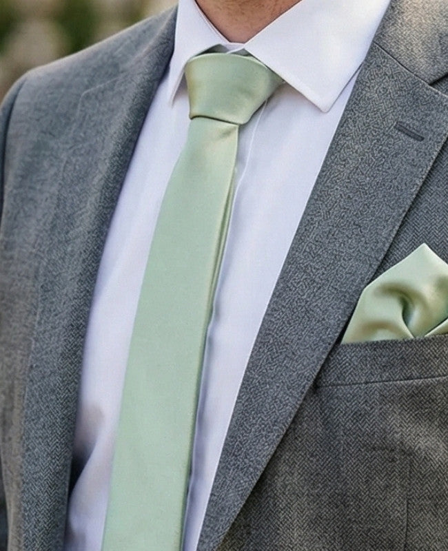 Stropdas Groen nr.1 Heren in Polyester "Anatole"