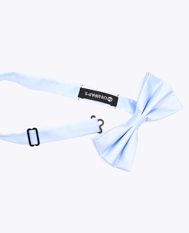 Blauwe Vlinderdas nr. 1 Heren van Gerecycled Polyester «Marin»