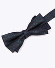 Vlinderdas Blauw nr.2 Met Patronen Heren in Polyester 