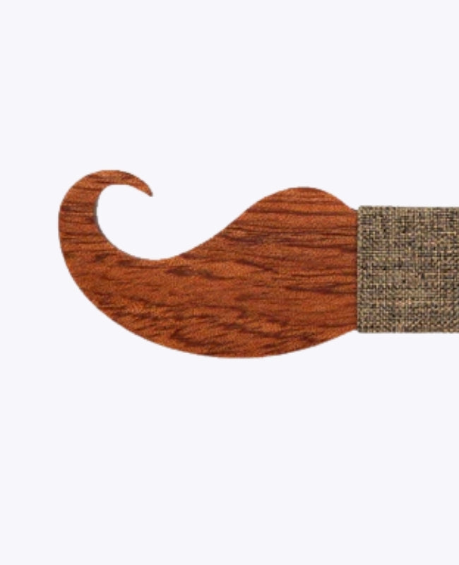 Vlinderdas Bruin Heren in Hout "Hippolyte"