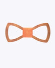 Noeud Papillon Orange Homme en Bois «Émile»
