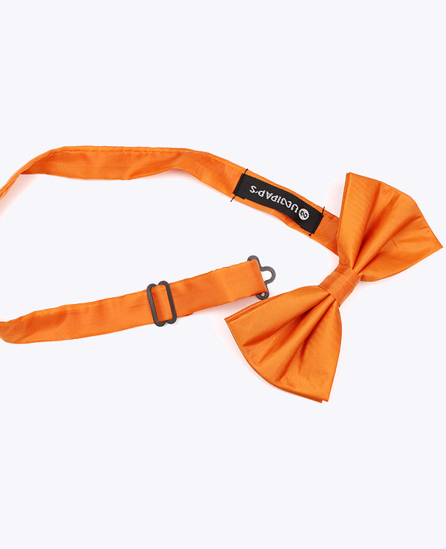 Vlinderdas Oranje Heren in Gerecycled Polyester "Marin"