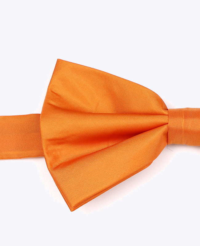 Vlinderdas Oranje Heren in Gerecycled Polyester "Marin"