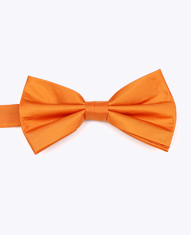 Vlinderdas Oranje Heren in Gerecycled Polyester "Marin"