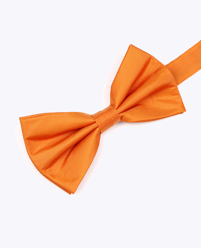 Vlinderdas Oranje Heren in Gerecycled Polyester "Marin"