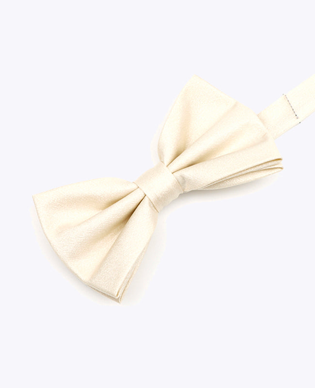 Vlinderdas met Witte Pailletten nr.1 Heren in Polyester | Armand - Unipap's