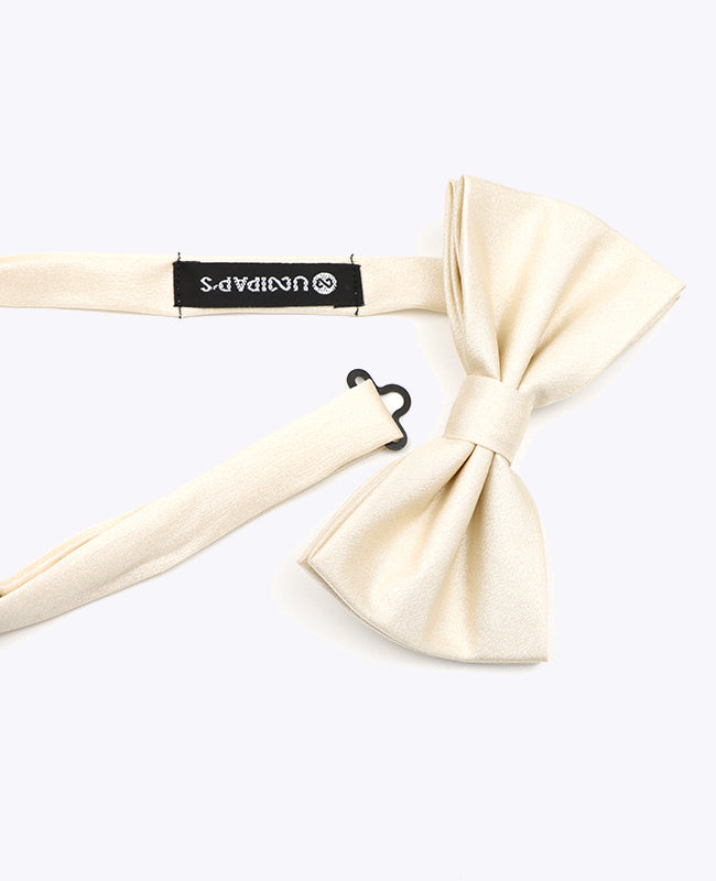 Vlinderdas met Pailletten Wit nr.1 Heren in Polyester | Armand - Unipap's