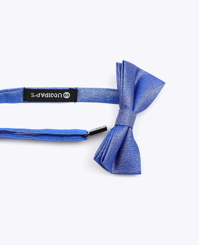 Vlinderdas met Pailletten Blauw nr.2 Kinderen in Polyester | Isidore - Unipap's