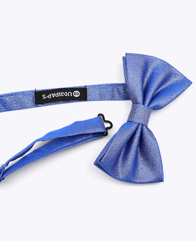 Vlinderdas met Pailletten Blauw nr.2 Heren in Polyester | Isidore - Unipap's