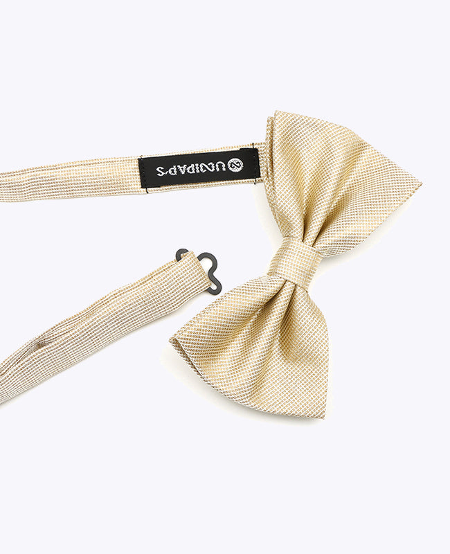 Vlinderdas met Gouden Pailletten nr.1 Heren in Polyester | Léonard - Unipap's