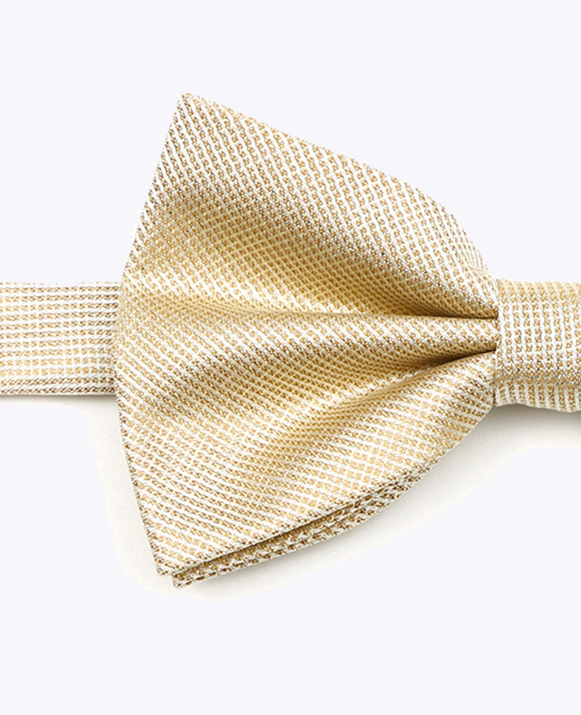 Vlinderdas met Gouden Pailletten nr.1 Heren in Polyester | Léonard - Unipap's