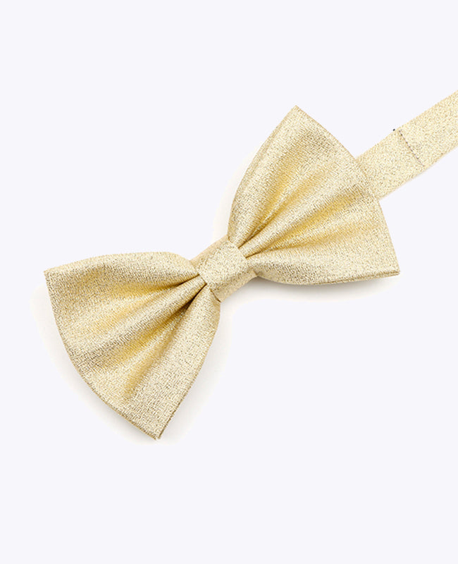 Vlinderdas met Pailletten Goud nr.2 Heren in Polyester | Isidore - Unipap's
