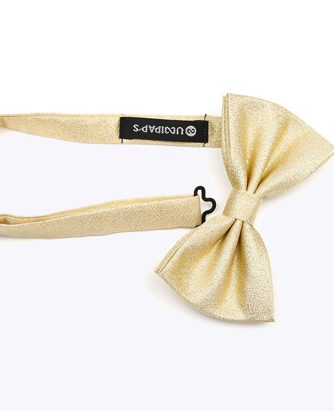 Vlinderdas met Pailletten Goud nr.2 Heren in Polyester | Isidore - Unipap's